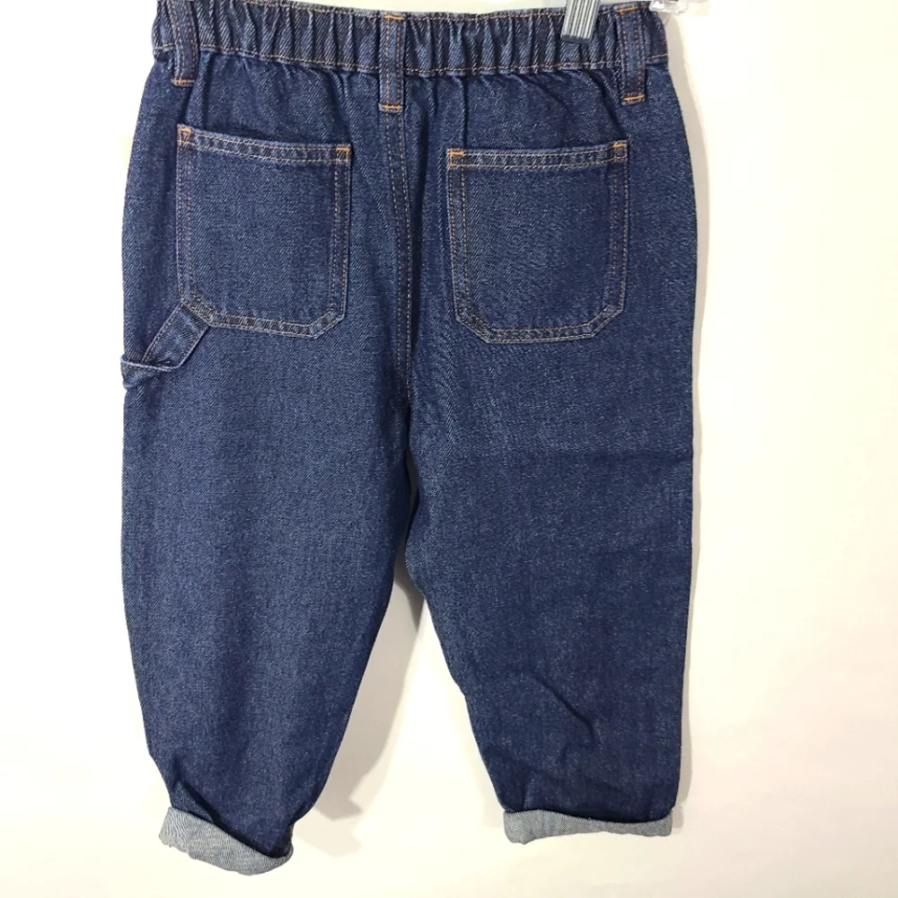 NWT 365 Kids from‎ Garanimals Size 5 Carpenter Pants Dark Wash Jeans